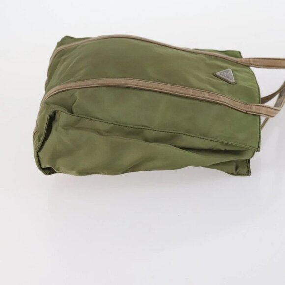 PRADA Tote Bag Nylon 2 Set Khaki Black - Picture 13 of 14